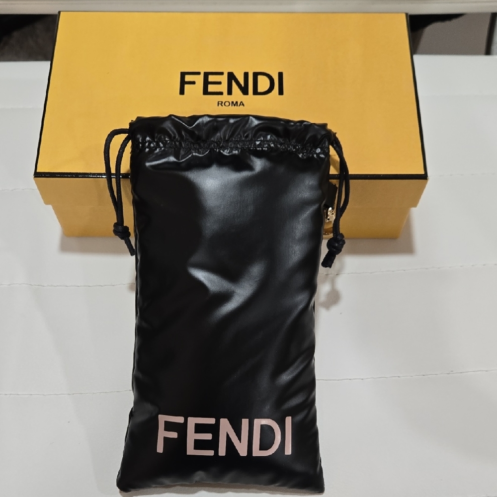 NEW! Fendi Black Sunglass Case